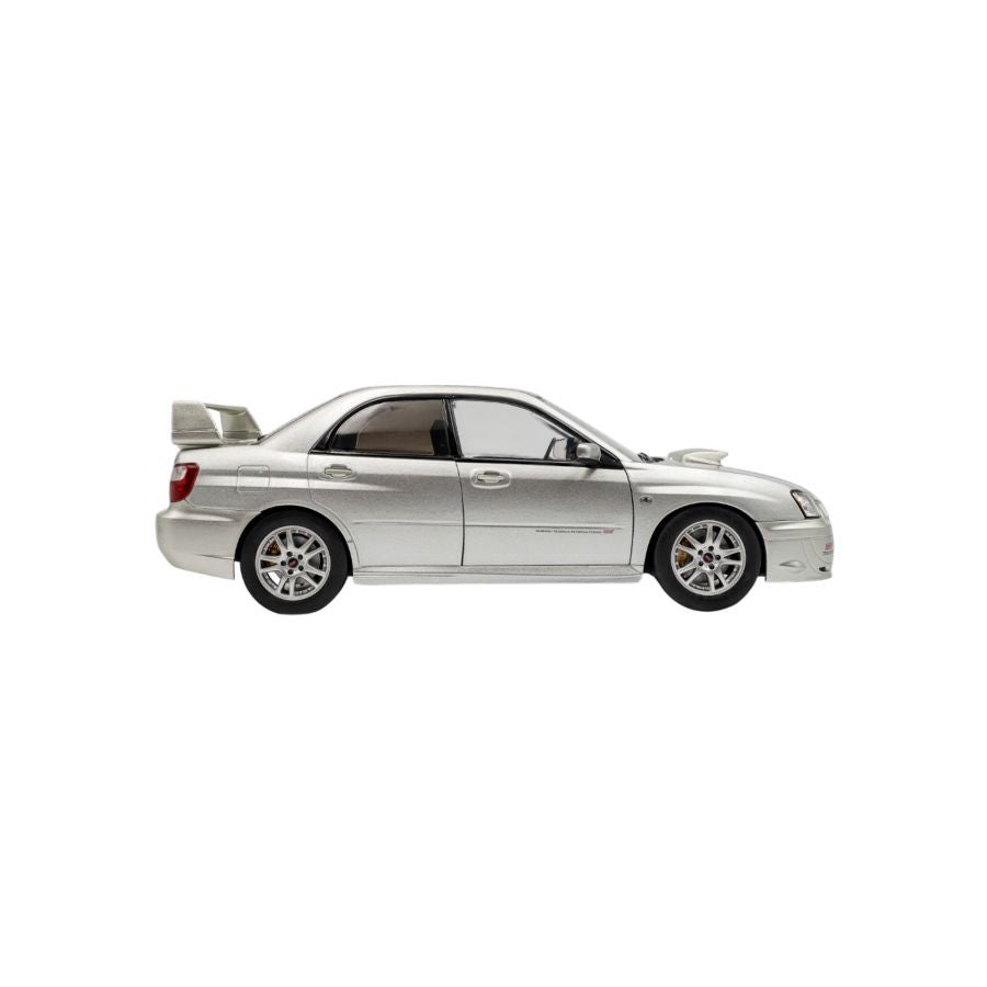 Solido - 1:18 2003 Subaru Impreza WRX STI Premium Silver Effect Diecast Vehicle