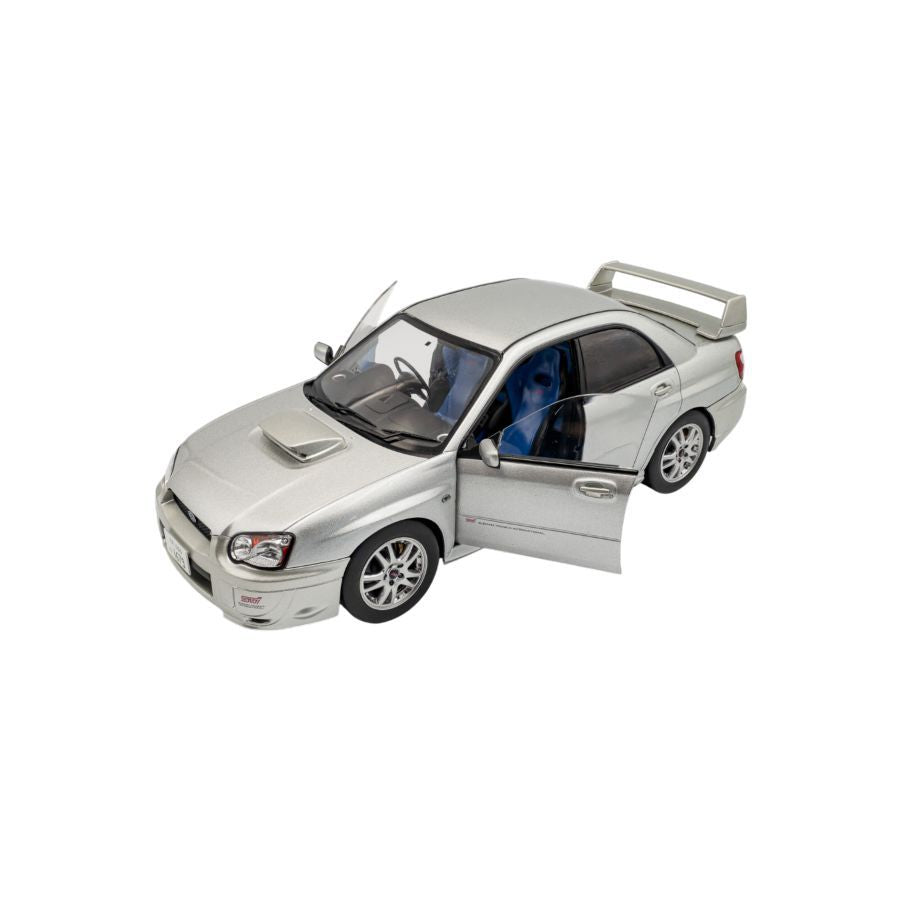 Solido - 1:18 2003 Subaru Impreza WRX STI Premium Silver Effect Diecast Vehicle