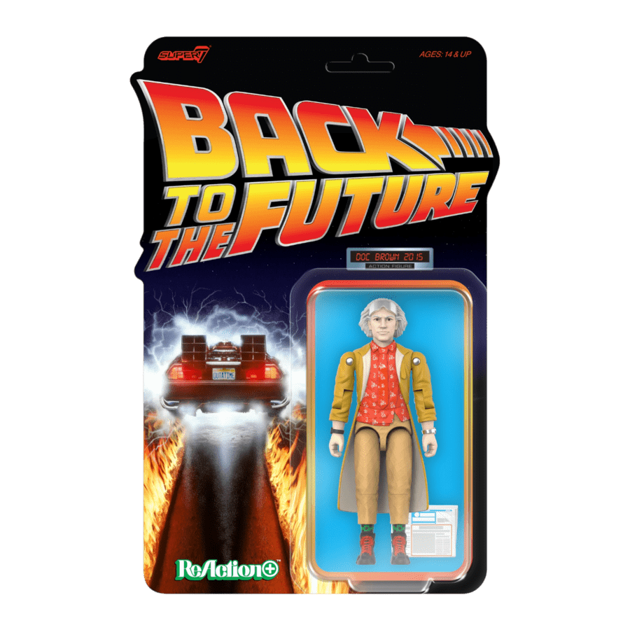 Back to the Future - Dr. Emmett Brown (Future) ReAction+ Figure