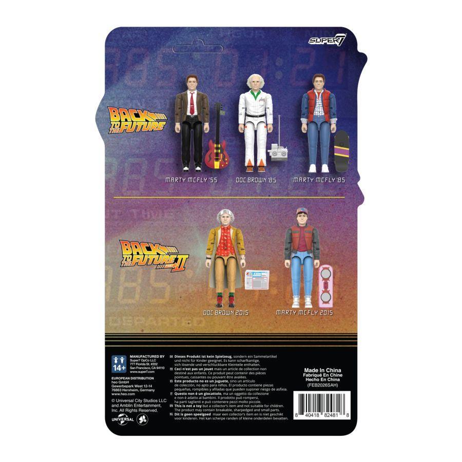 Back to the Future - Dr. Emmett Brown (Future) ReAction+ Figure