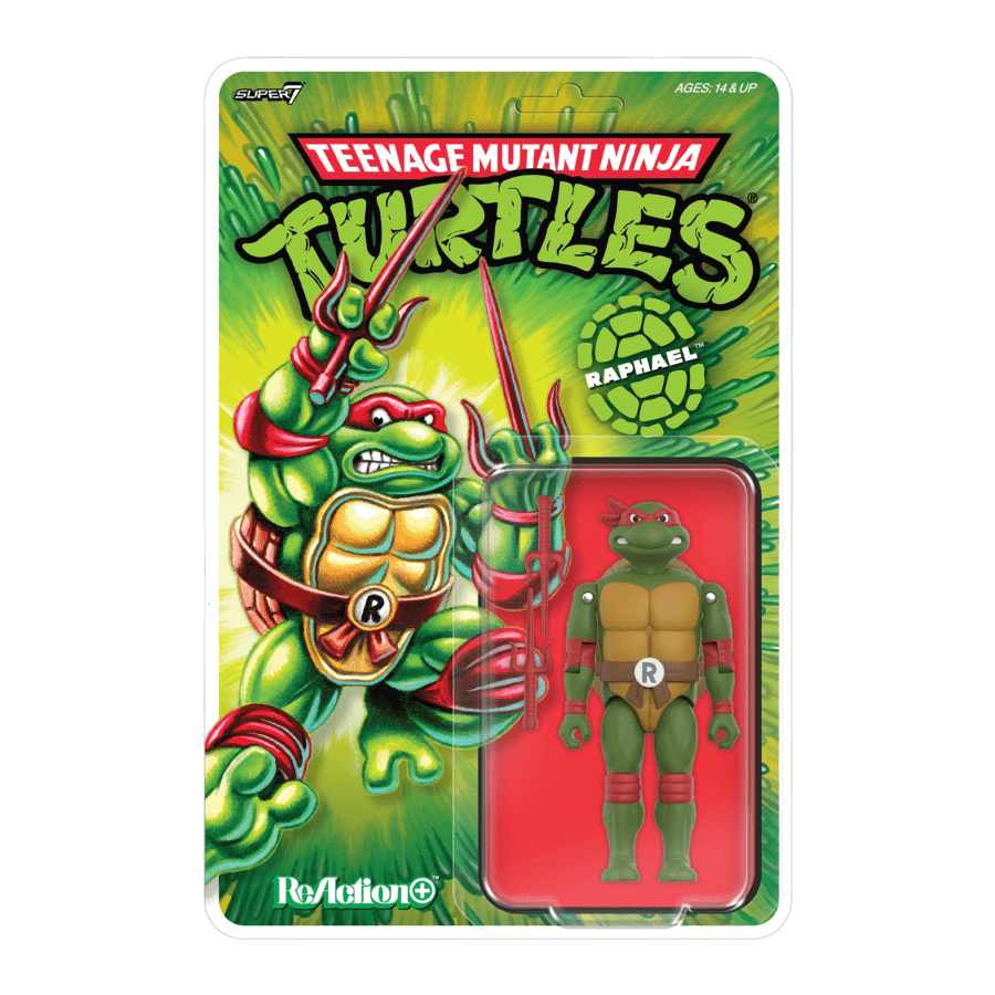 Teenage Mutant Ninja Turtles - Raphael ReAction+ Figure
