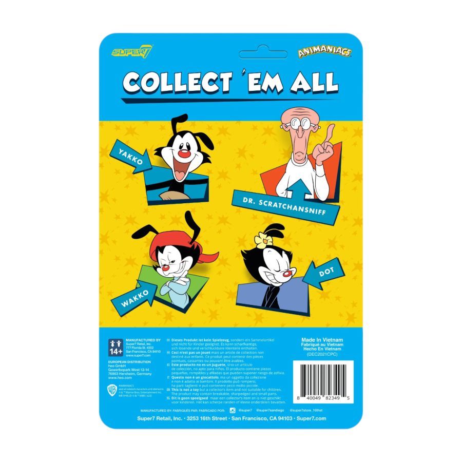Animaniacs - Dr. Scratchansniff ReAction 3.75″ Action Figure