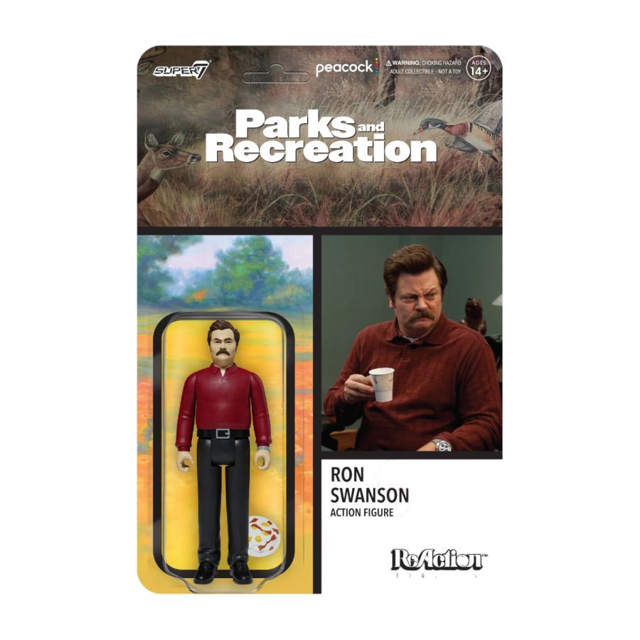 Parks and Recreation - Ron Swanson ReAction 3.75″ Action Figure