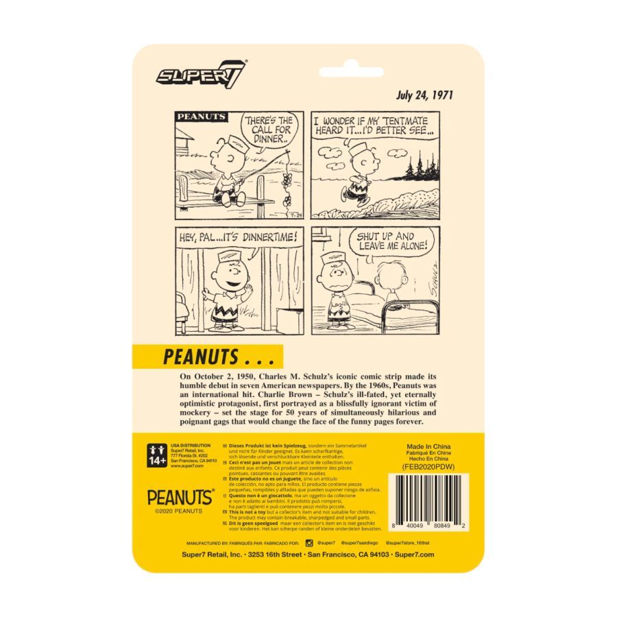 Peanuts - Camp Charlie Brown ReAction 3.75″ Action Figure