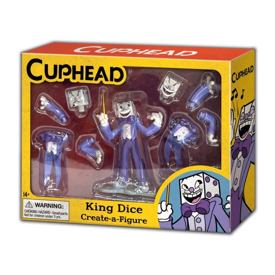 Cuphead - King Dice Create-A-Figure 4″ Mini Figure