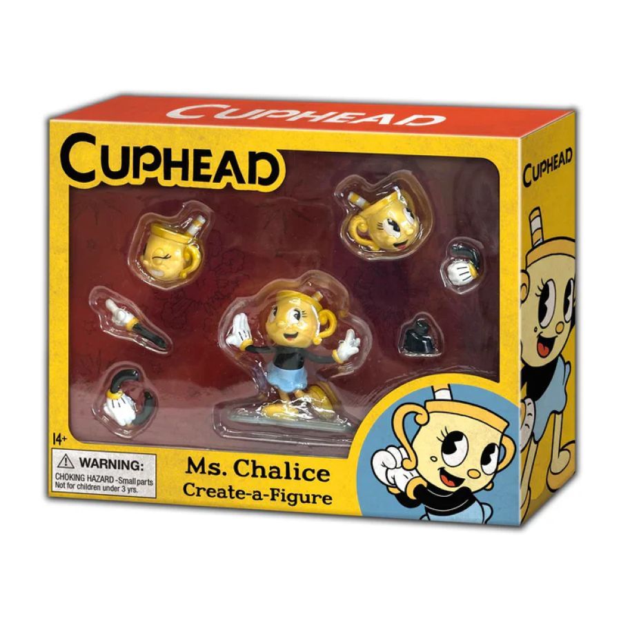Cuphead - Ms. Chalice Create-A-Figure 4″ Mini Figure