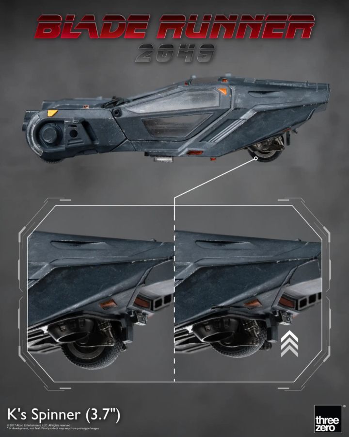 Blade Runner 2049 - K’S Spinner 3.7″ Replica