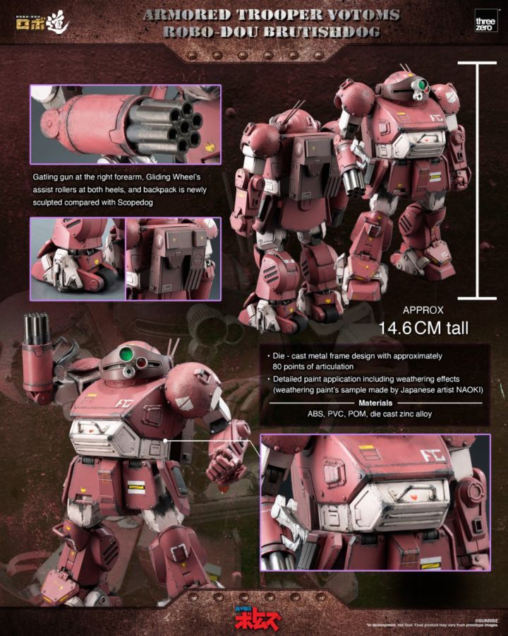 Armored Trooper VOTOMS - ROBO-DOU Brutishdog Figure