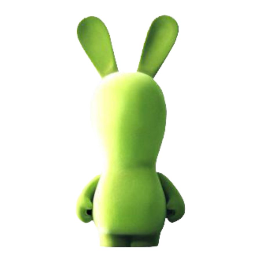 Rabbids - Raving Rabbids 11" Green Velvet Rabbid (Vinyl Figure)