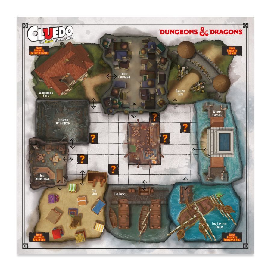 Dungeons And Dragons Edition (Cluedo Board Game)