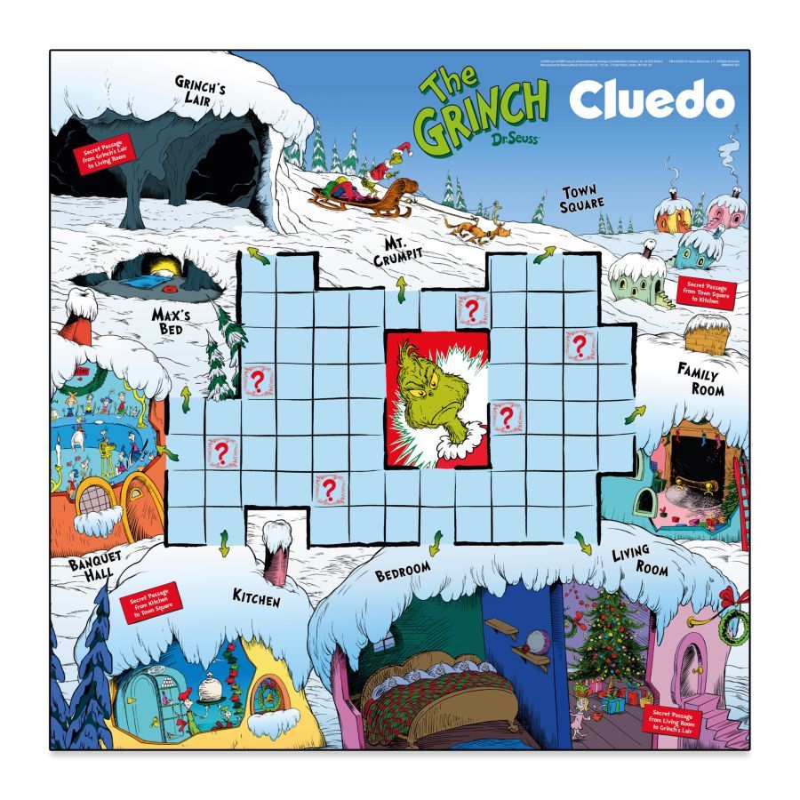 The Grinch Edition (Cluedo Board Game)