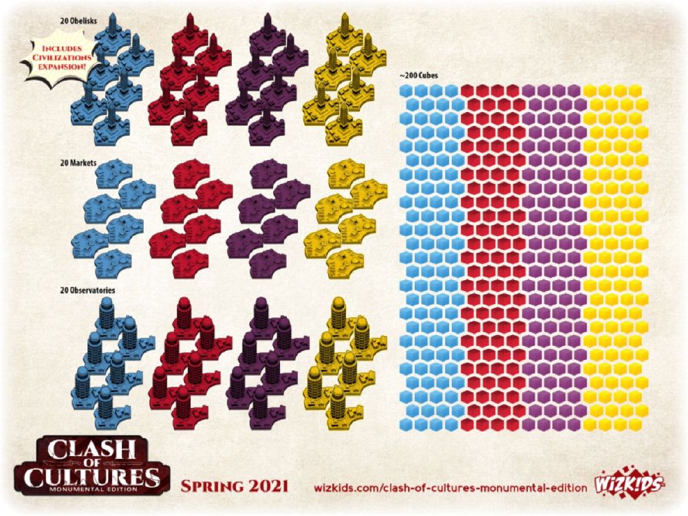 Clash Of Cultures - Monumental Edition (Board Game)