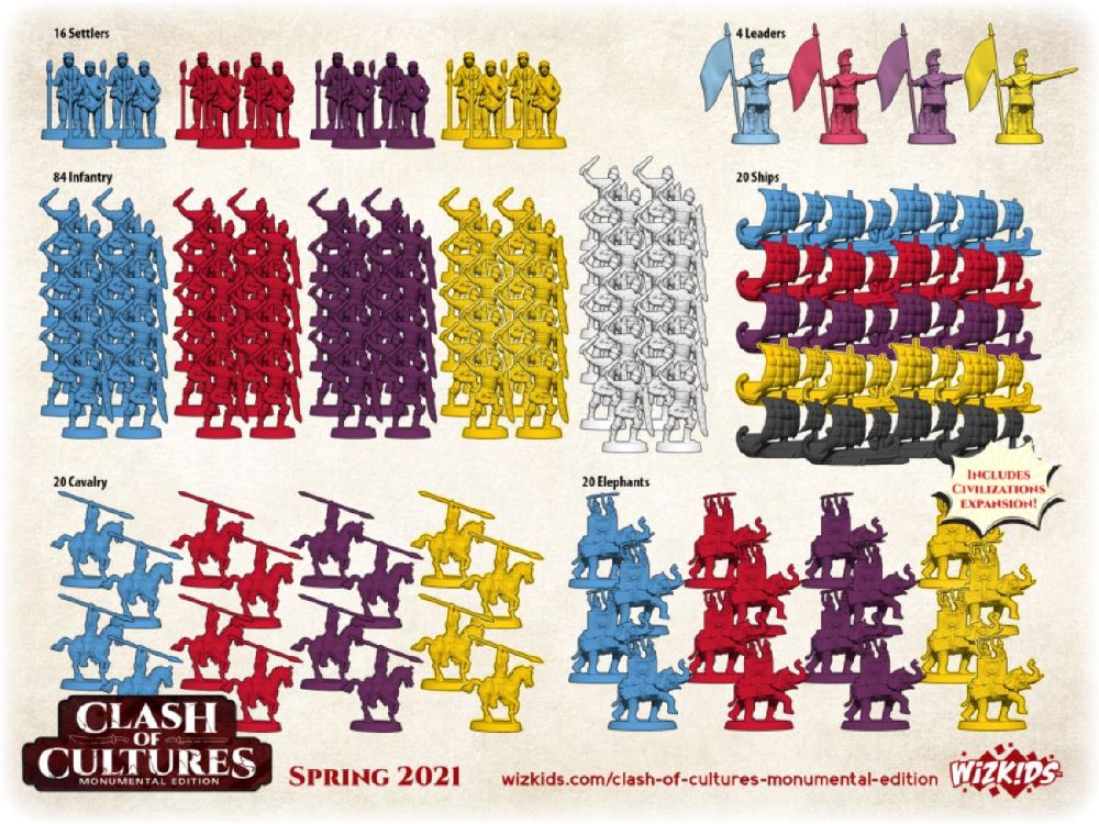 Clash Of Cultures - Monumental Edition (Board Game)