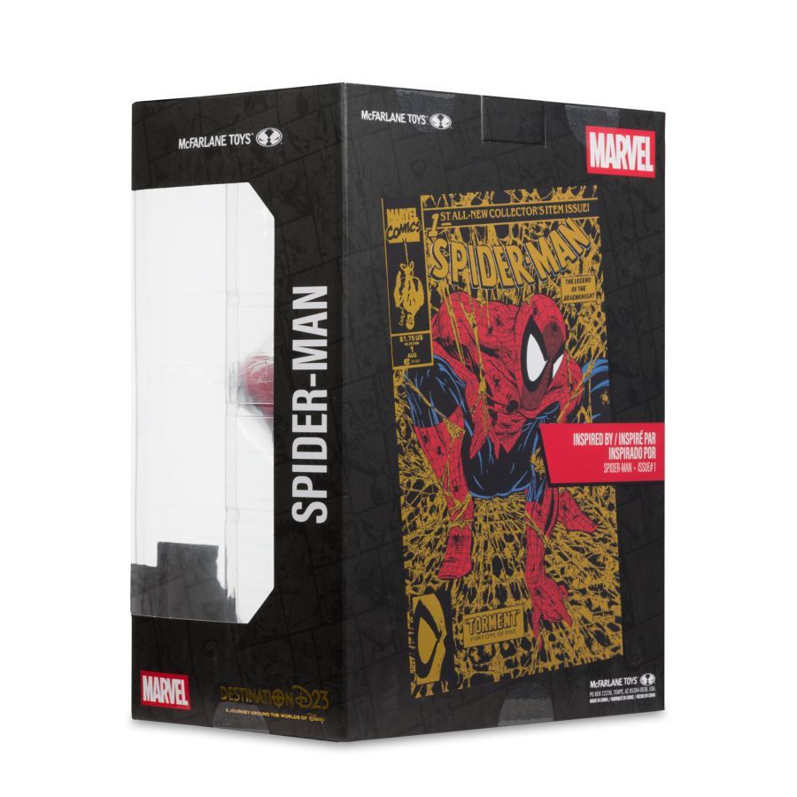 Marvel Comics - Spider-Man by Todd Mcfarlane (Spider-Man #1) Gold Label 1:6 Scale Figure