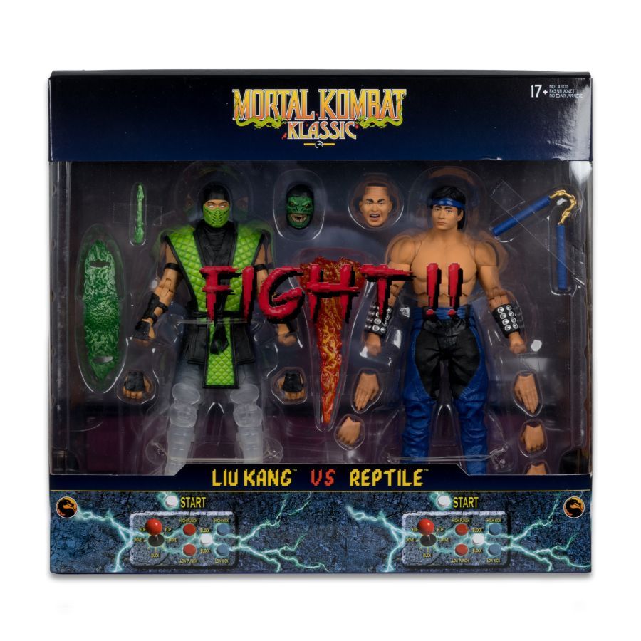Mortal Kombat: Klassic - Liu Kang Vs Reptile Figures