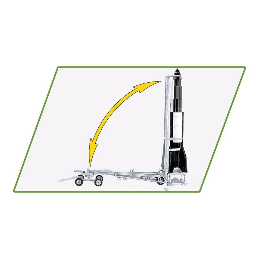 World War 2 - V2 Rocket On Meiller [Exclusive] Construction Brick Set (1191 Pieces)