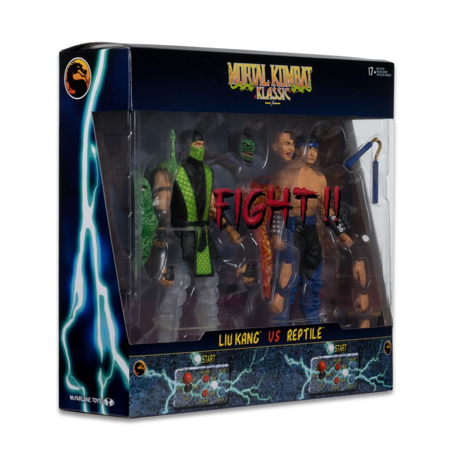 Mortal Kombat: Klassic - Liu Kang Vs Reptile Figures