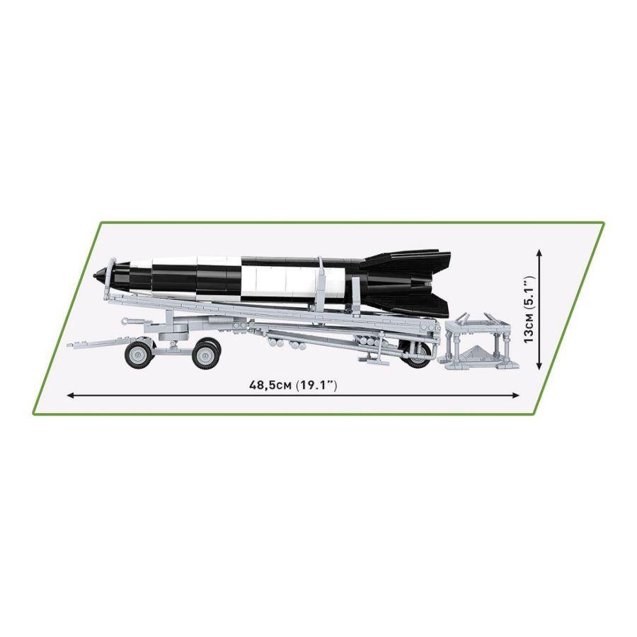 World War 2 - V2 Rocket On Meiller [Exclusive] Construction Brick Set (1191 Pieces)