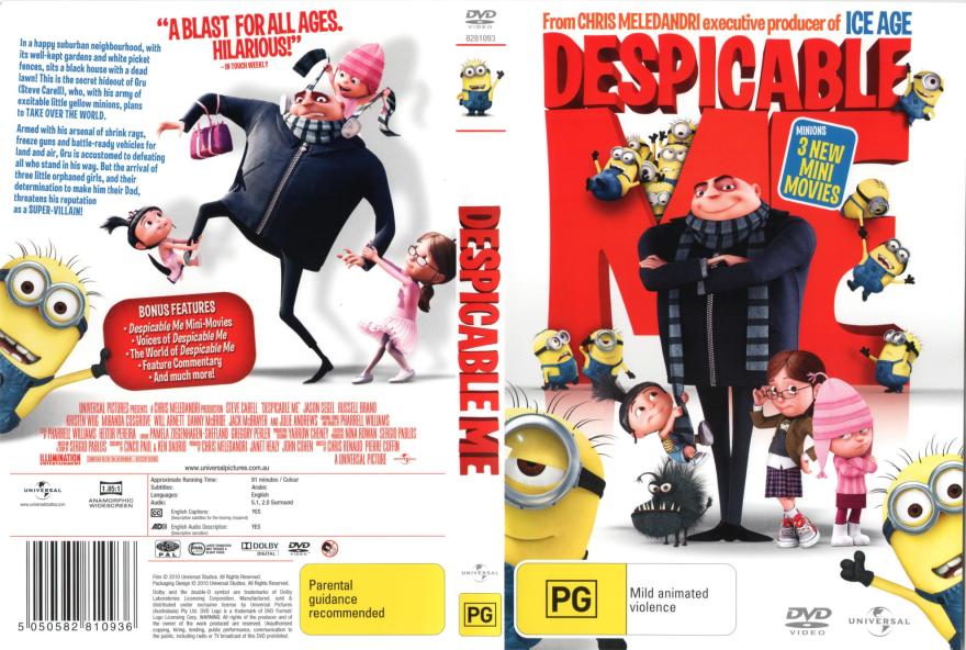 Despicable Me DVD