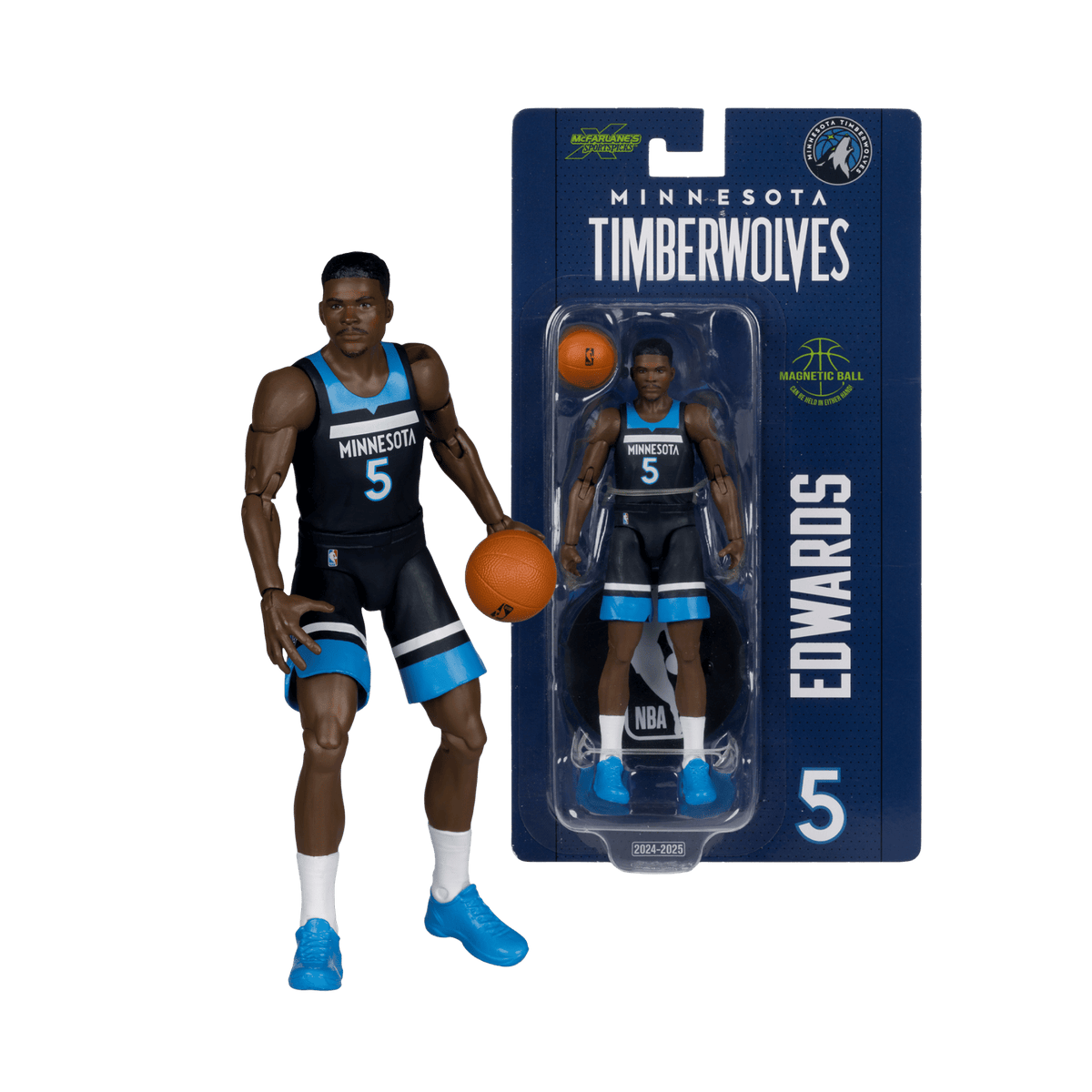 NBA - Anthony Edwards (Minnesota Timberwolves) 6″ Articulated Figure