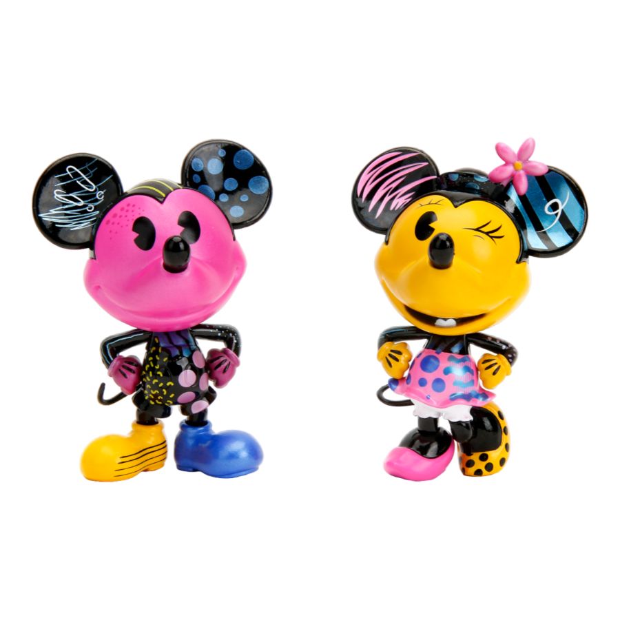 Disney - Mickey & Minnie Next Level Collector 4″ MetalFig 2-Pack Set