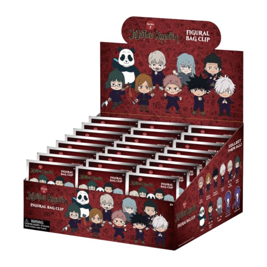 Jujutsu Kaisen - 3D PVC Bag Clips Blind Bag (Display of 24) (Series 2)