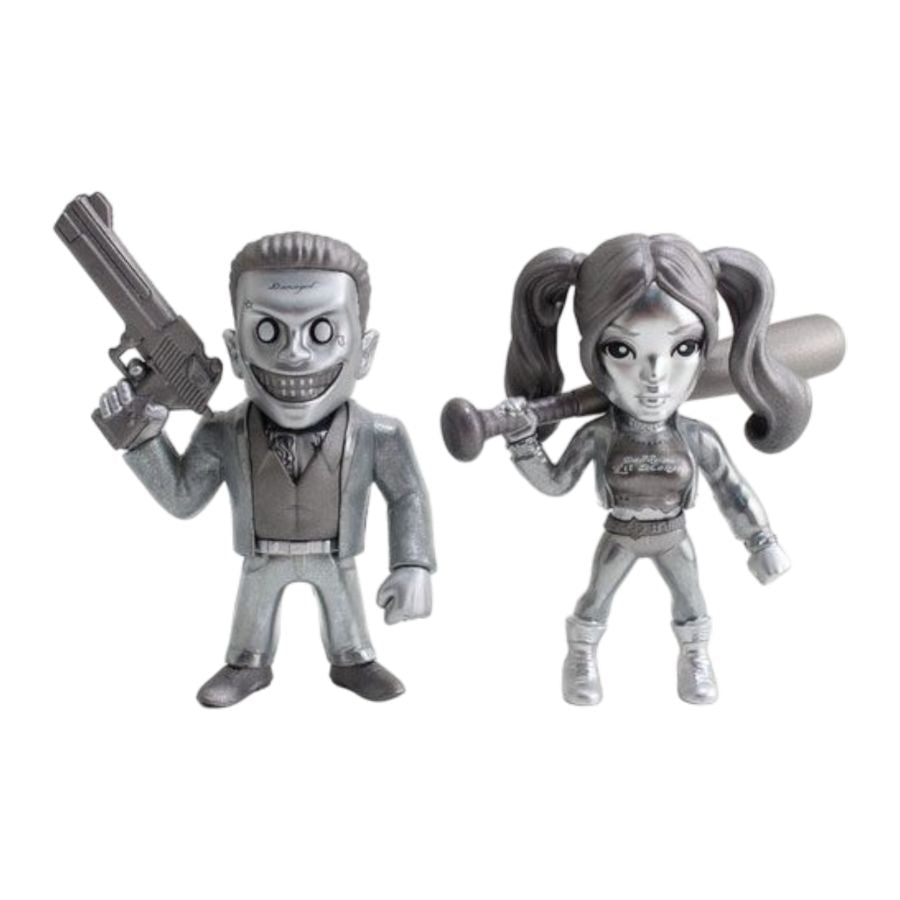 Suicide Squad (2016) - Harley Quinn & Joker US Exclusive 4″ Bare Metal 2 Pack