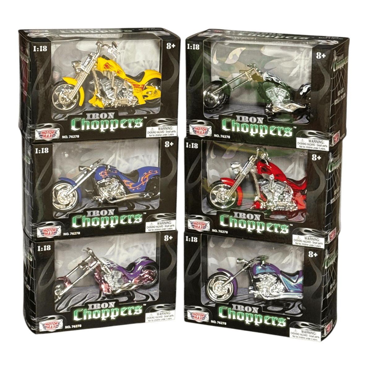 Super Bikes - 1:18 Iron Choppers Die-Cast Vehicle