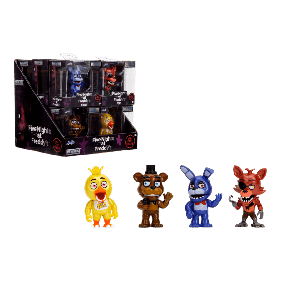 Five Nights at Freddy’s - Freddy and Gang 2.5″ MetalFigs Assortment (Wave 1) (Display of 12)
