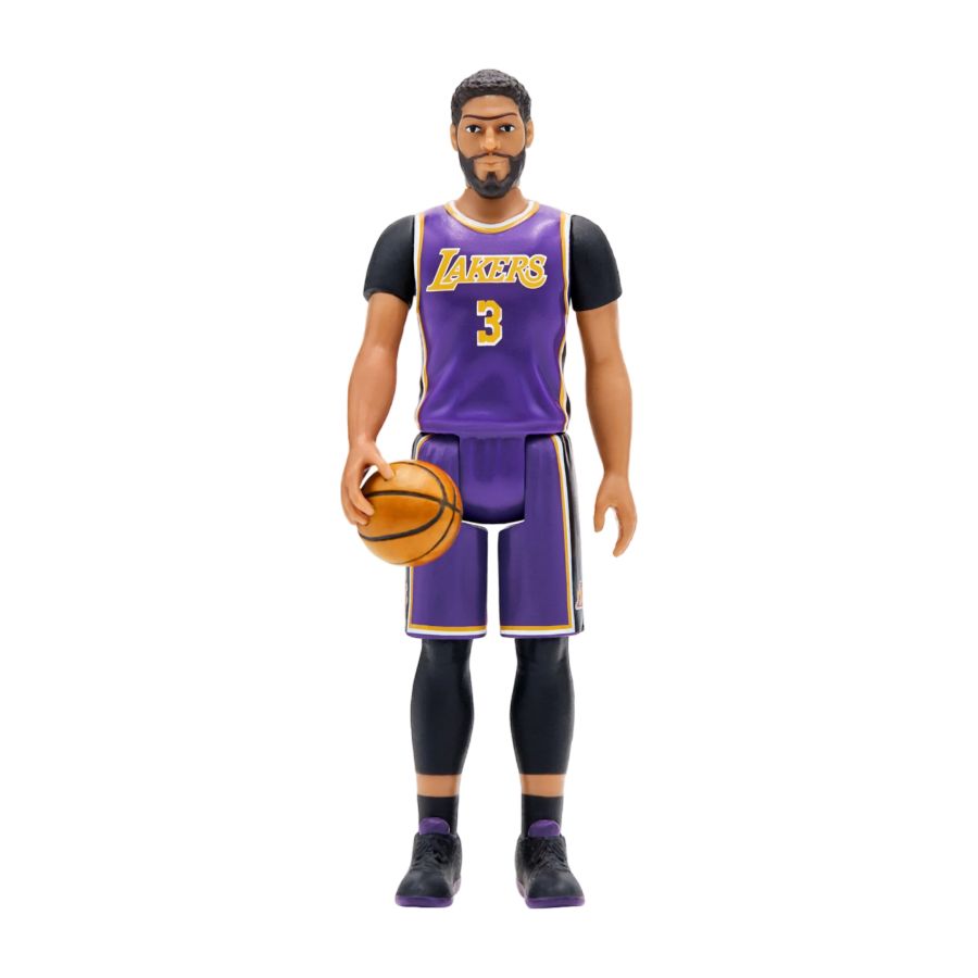 NBA - Anthony Davis LA Lakers Purple Statement Supersports ReAction 3.75″ Action Figure