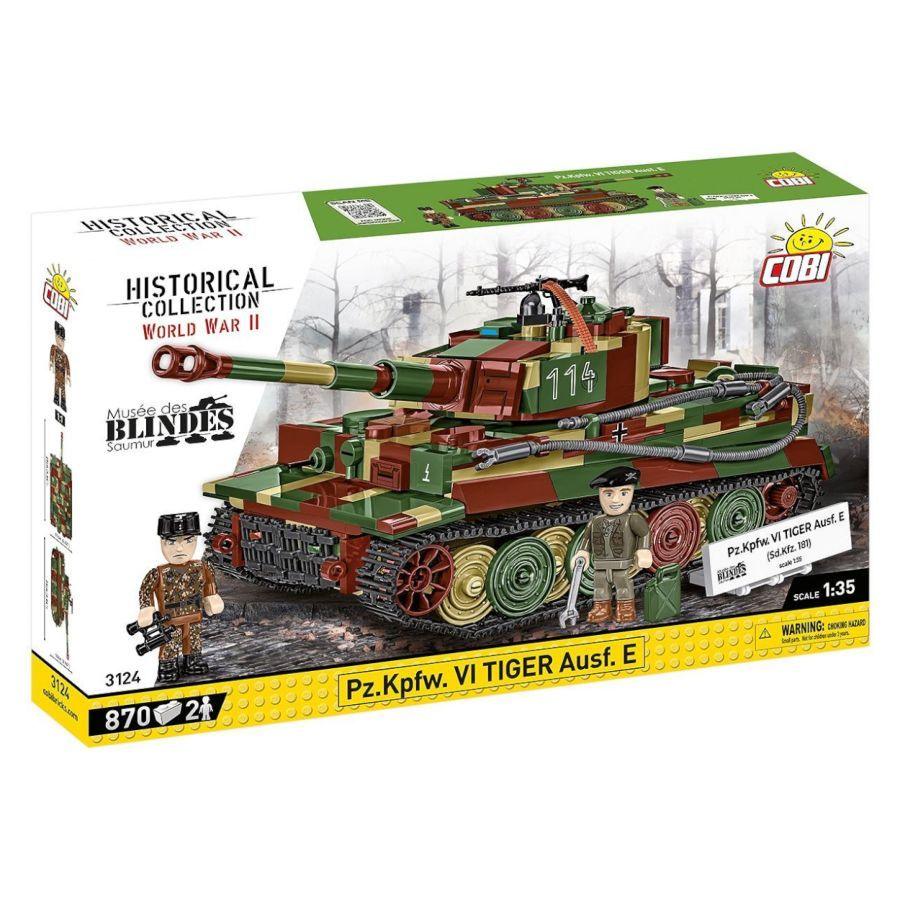 World War 2 - Pz.Kpfw. VI Tiger Ausf.E Construction Brick Set (870 Pieces)