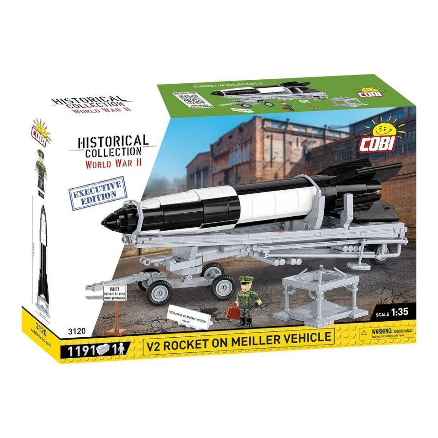 World War 2 - V2 Rocket On Meiller [Exclusive] Construction Brick Set (1191 Pieces)