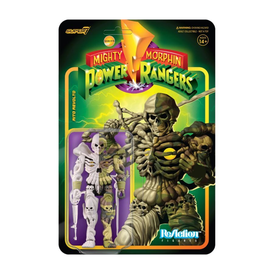 Power Rangers - Rito Revolto ReAction 3.75″ Action Figure