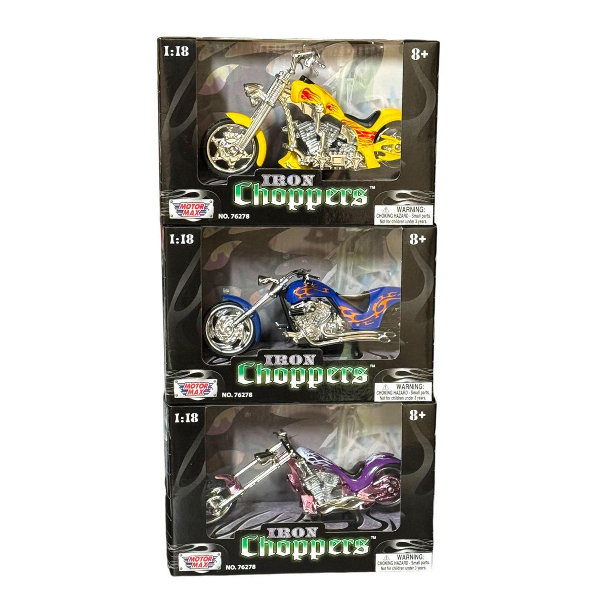 Super Bikes - 1:18 Iron Choppers Die-Cast Vehicle