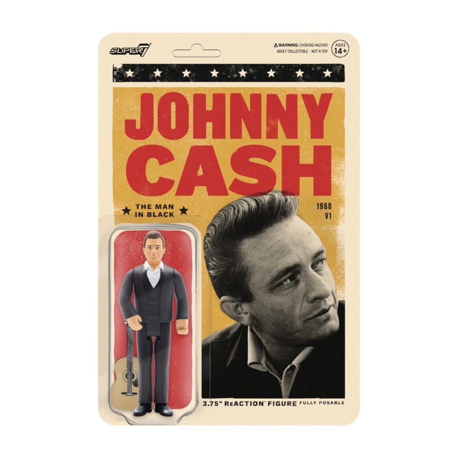 Johnny Cash - The Man in Black ReAction 3.75″ Action Figure