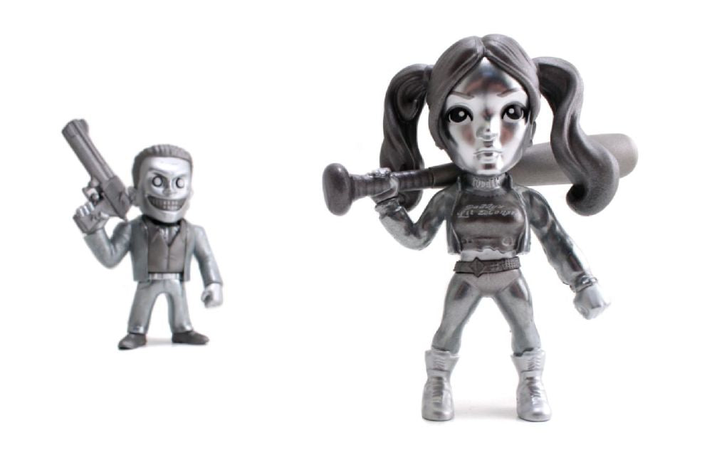 Suicide Squad (2016) - Harley Quinn & Joker US Exclusive 4″ Bare Metal 2 Pack