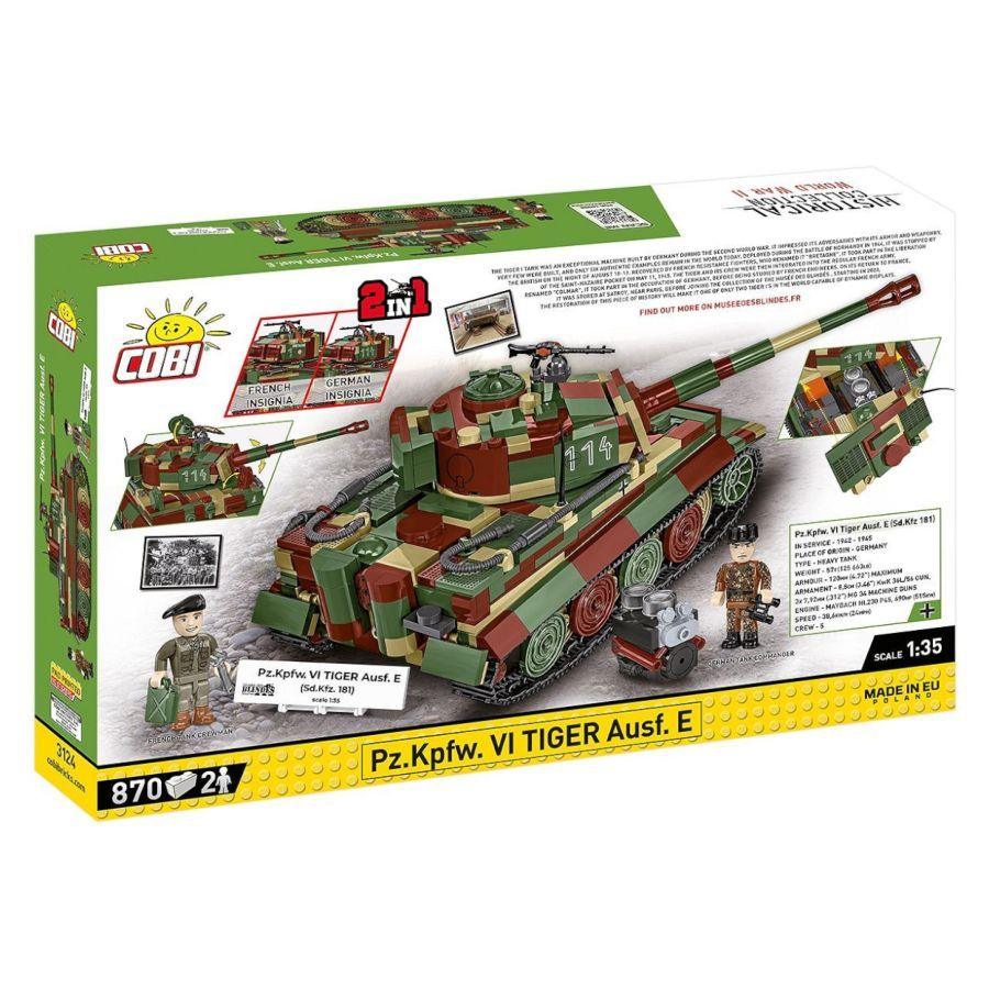 World War 2 - Pz.Kpfw. VI Tiger Ausf.E Construction Brick Set (870 Pieces)