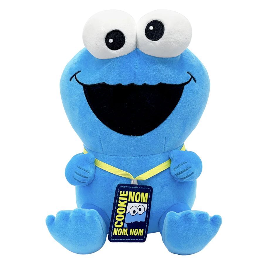 Sesame Street - Cookie Monster w/Badge Super Duper Plush