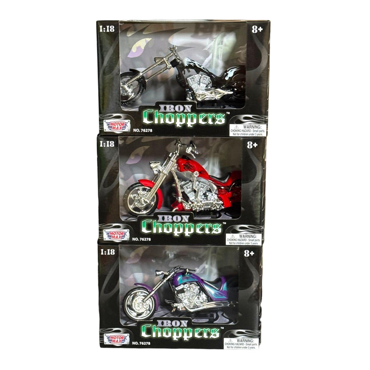 Super Bikes - 1:18 Iron Choppers Die-Cast Vehicle