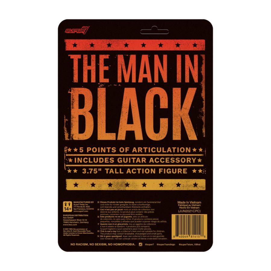 Johnny Cash - The Man in Black ReAction 3.75″ Action Figure