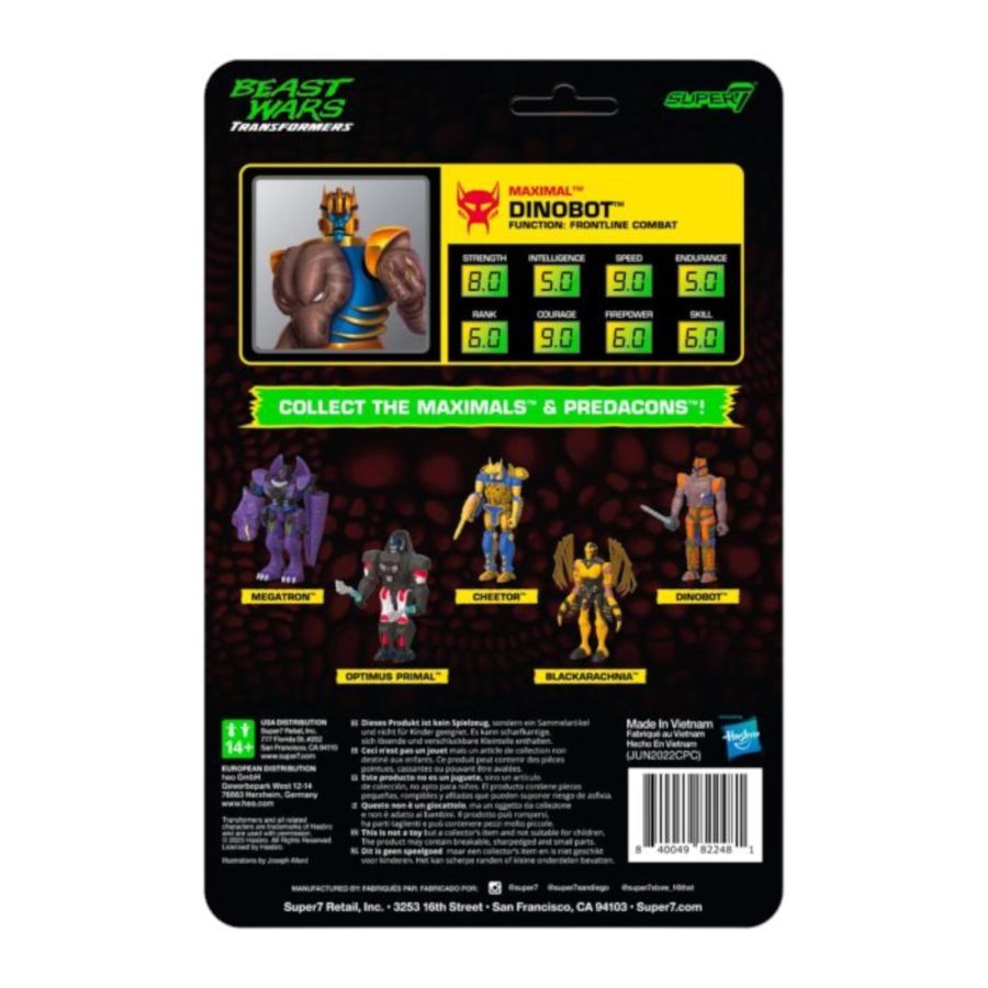 Transformers: Beast Wars - Dinobot Reaction 3.75″ Figure