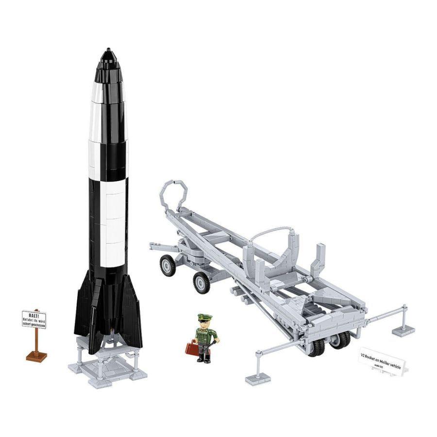 World War 2 - V2 Rocket On Meiller [Exclusive] Construction Brick Set (1191 Pieces)