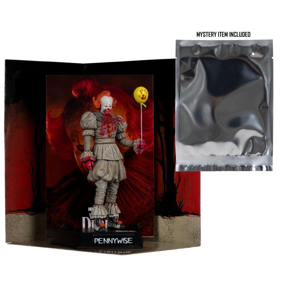 Welcome to Derry - Pennywise (Bloody) Movie Maniacs 6″ Posed Figure