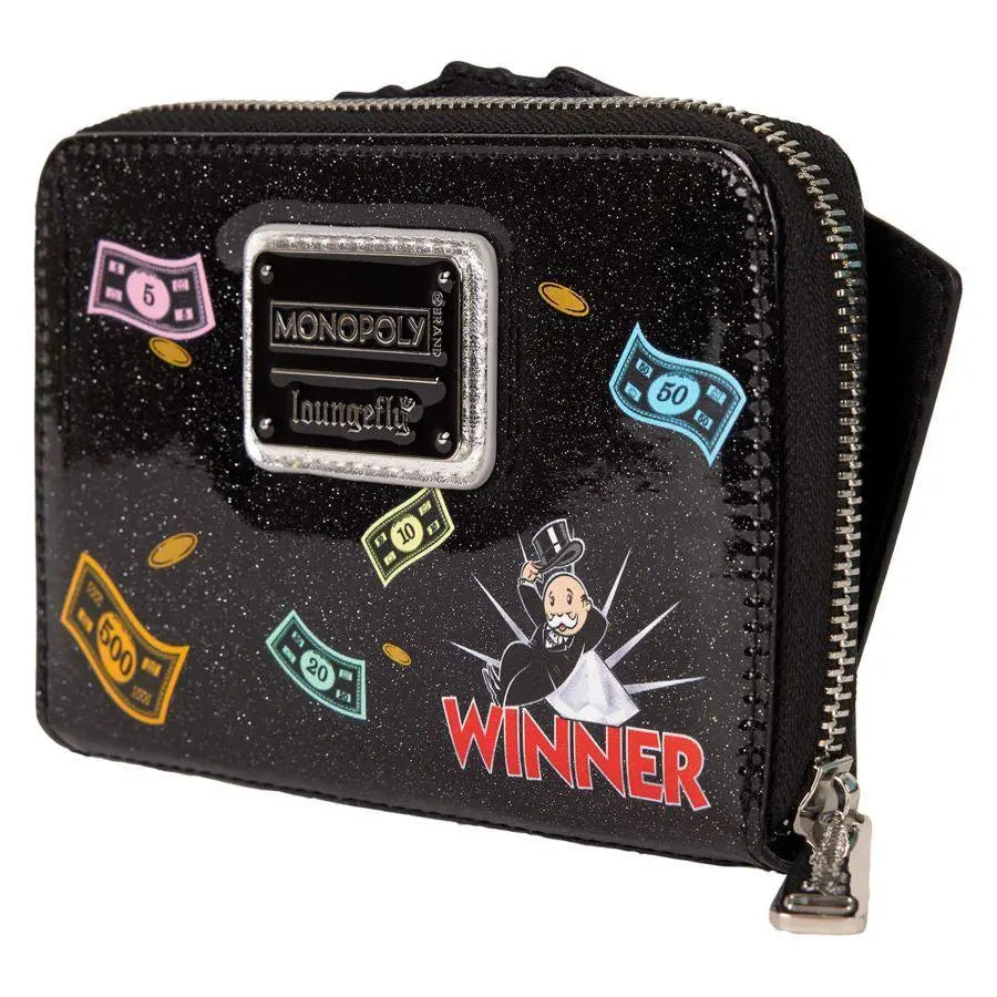 Monopoly 90th - Money Glitter Zip Around Wallet
