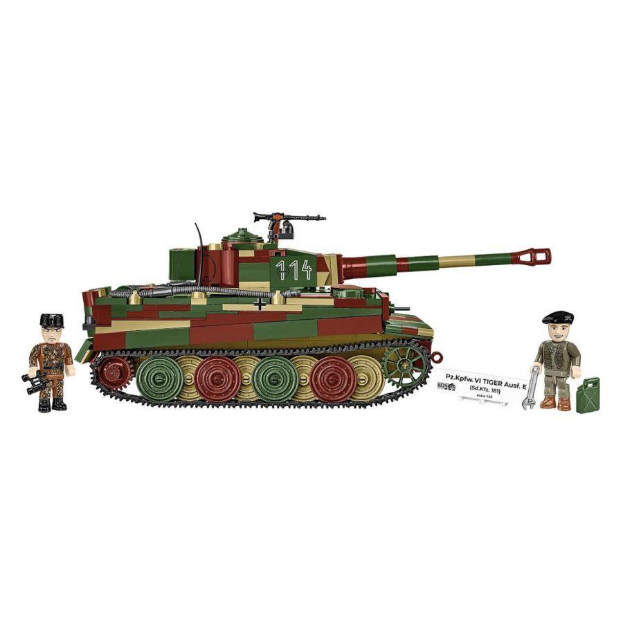 World War 2 - Pz.Kpfw. VI Tiger Ausf.E Construction Brick Set (870 Pieces)