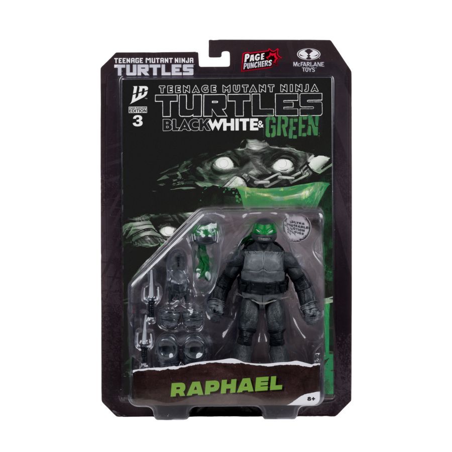 Teenage Mutant Ninja Turtles - Raphael Page Punchers 5″ Figure with Comic