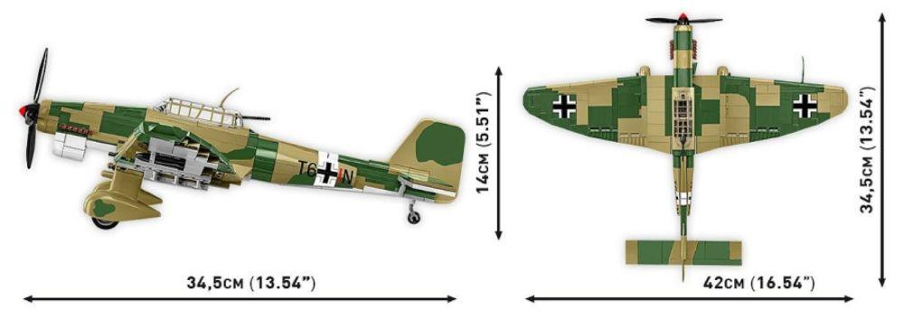 World War 2 - Junkers Ju 87 B-2 Construction Brick Set (525 Pieces)