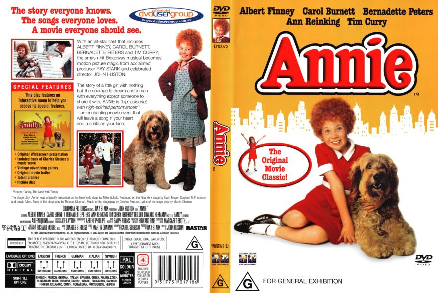 Annie (1982) DVD