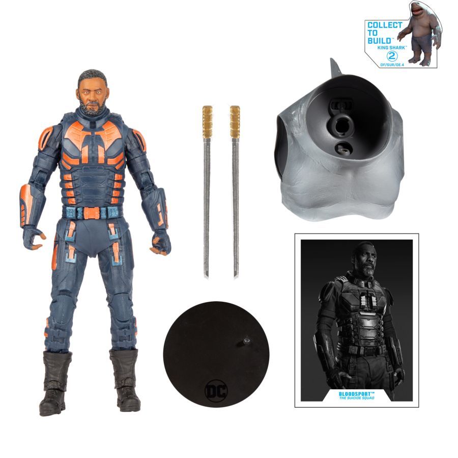 The Suicide Squad - Bloodsport Unmasked 7″ Action Figure