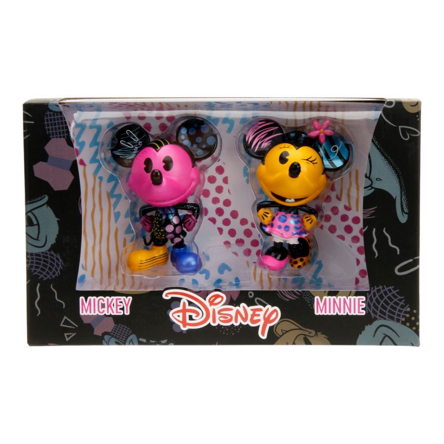 Disney - Mickey & Minnie Next Level Collector 4″ MetalFig 2-Pack Set